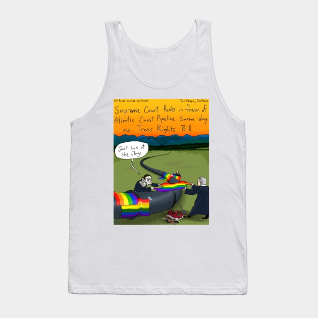 US Supreme Court Pipeline Tank Top by Felipe.Makes.Cartoons